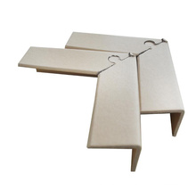 L Shape paper packing corner protectors kraft paper pallet edge protector